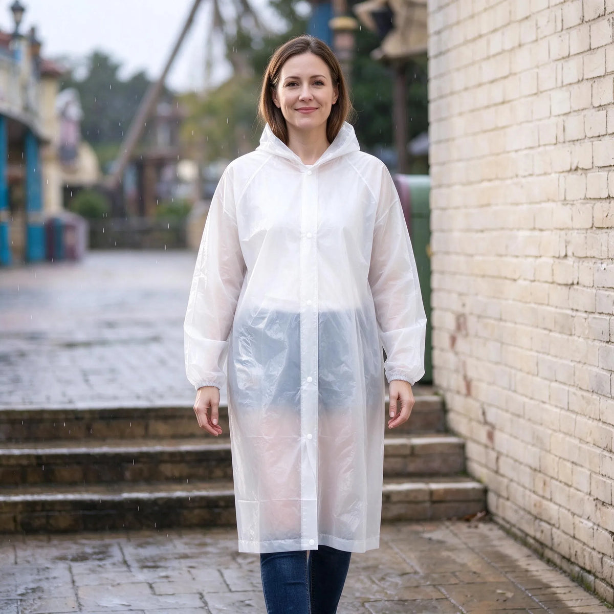 Celrien | Drenchly Hooded Travel Poncho Coat