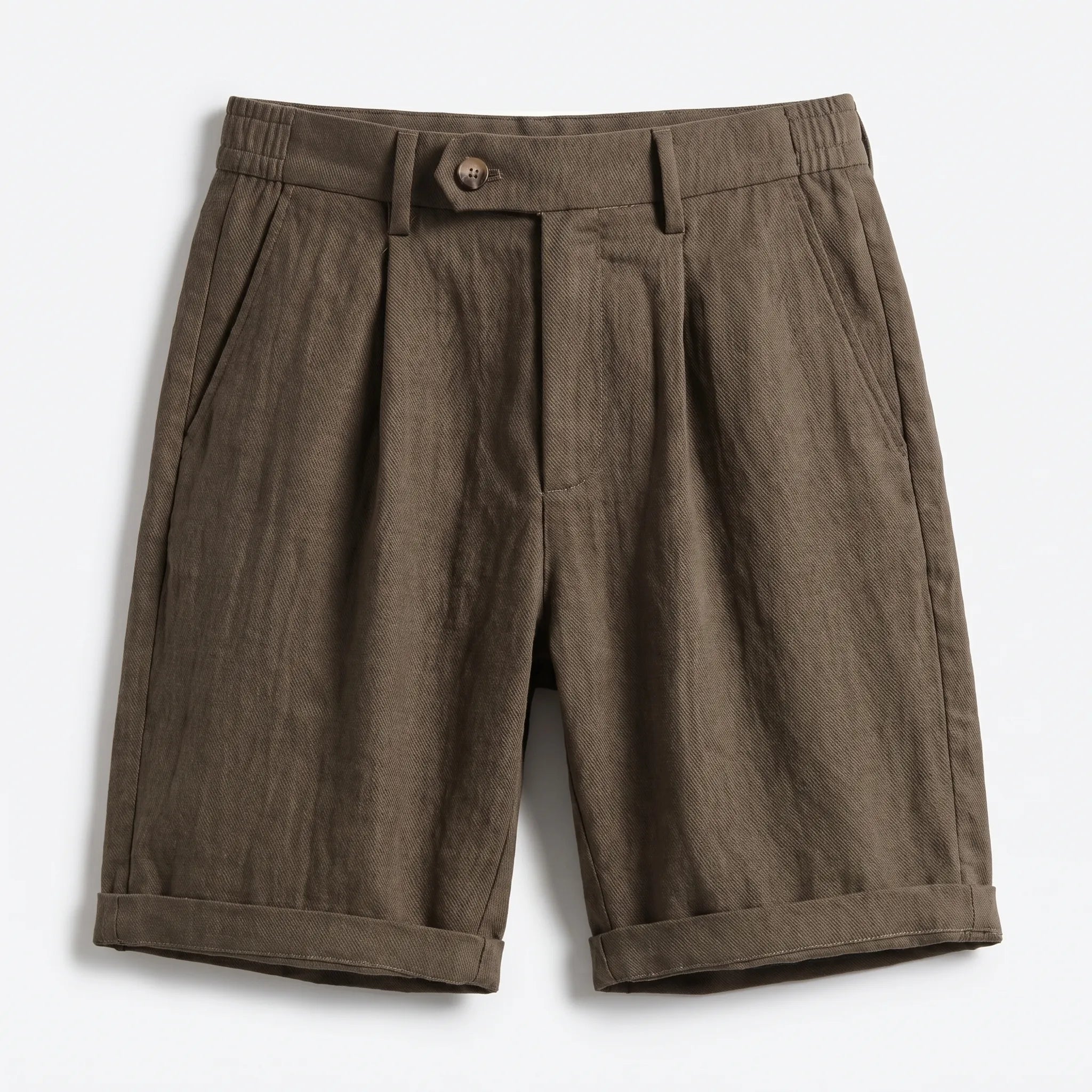Celrien | Elastic Waist Multi-Pocket Shorts