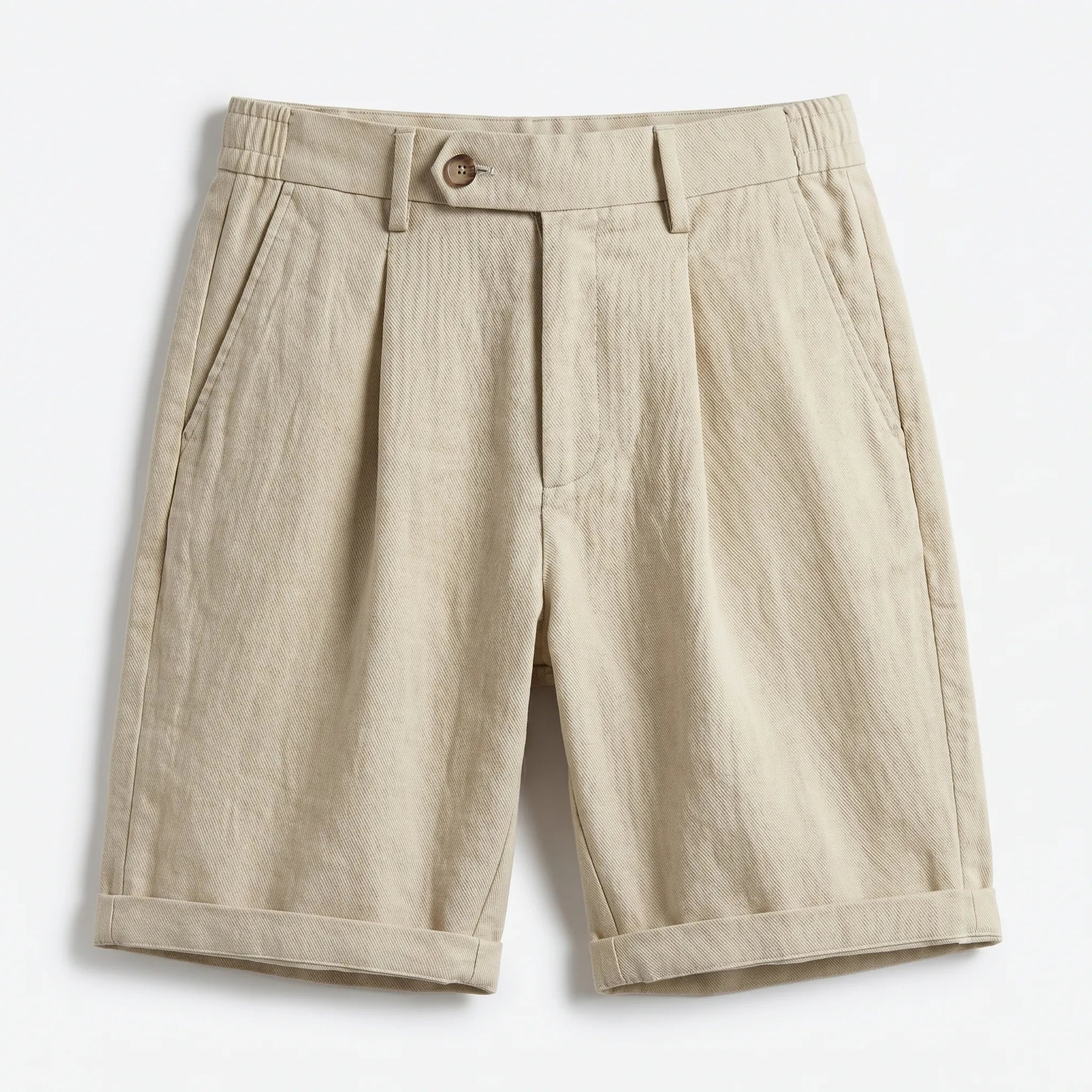 Celrien | Elastic Waist Multi-Pocket Shorts