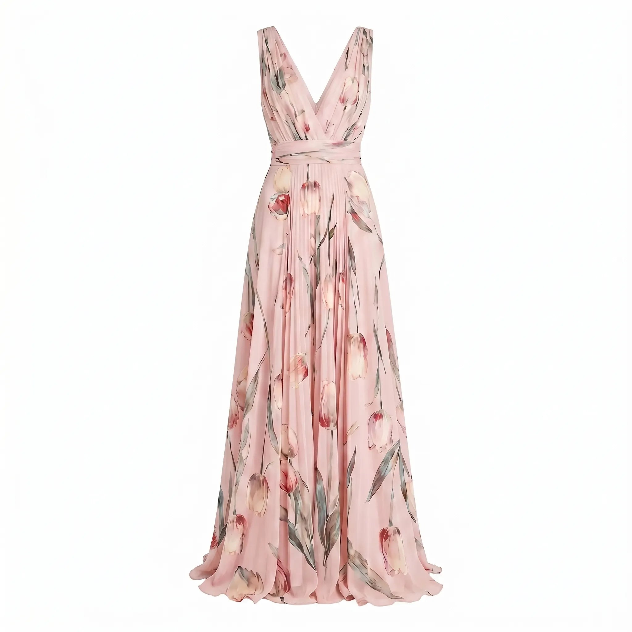 Celrien | Flowing Floral A-Line Dress