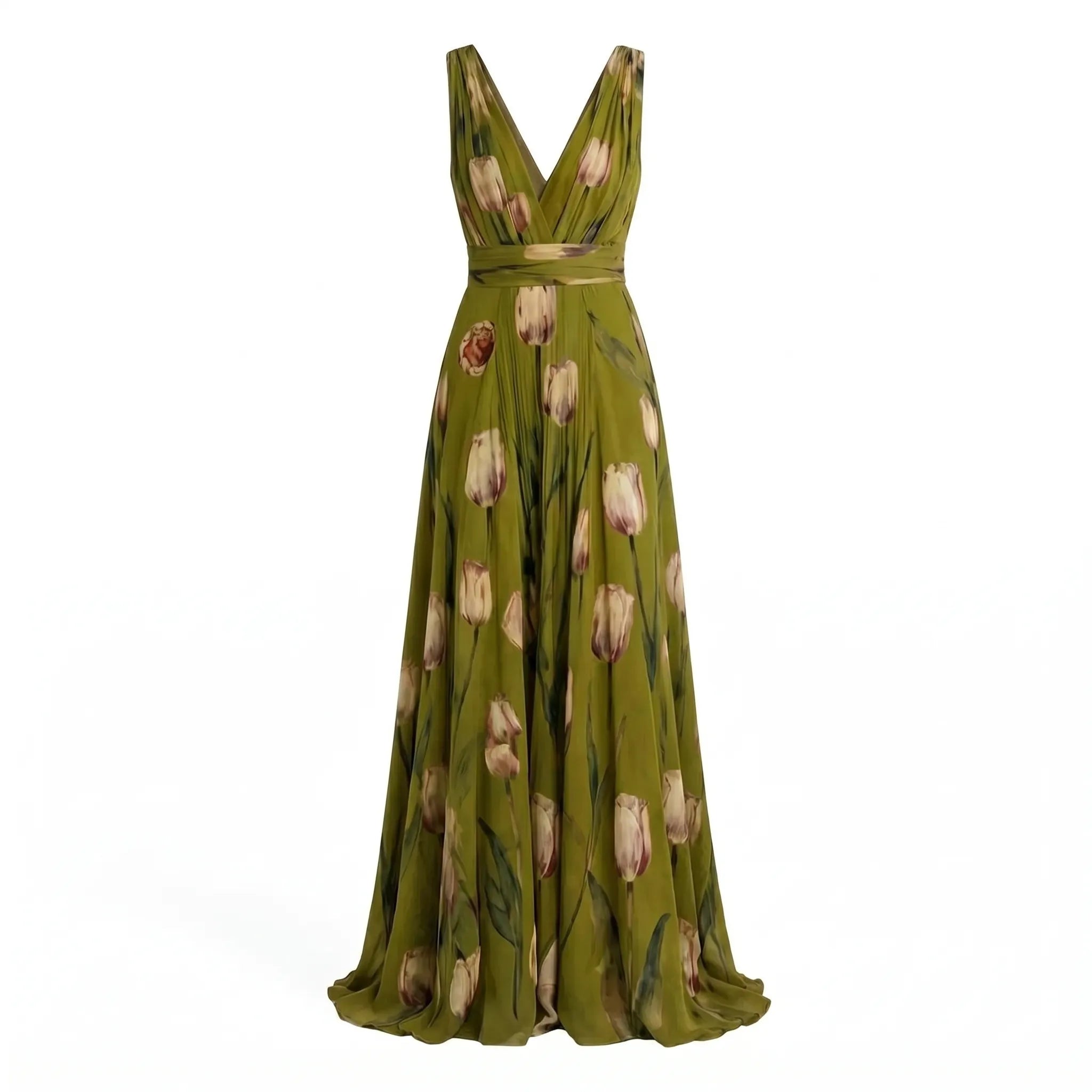 Celrien | Flowing Floral A-Line Dress