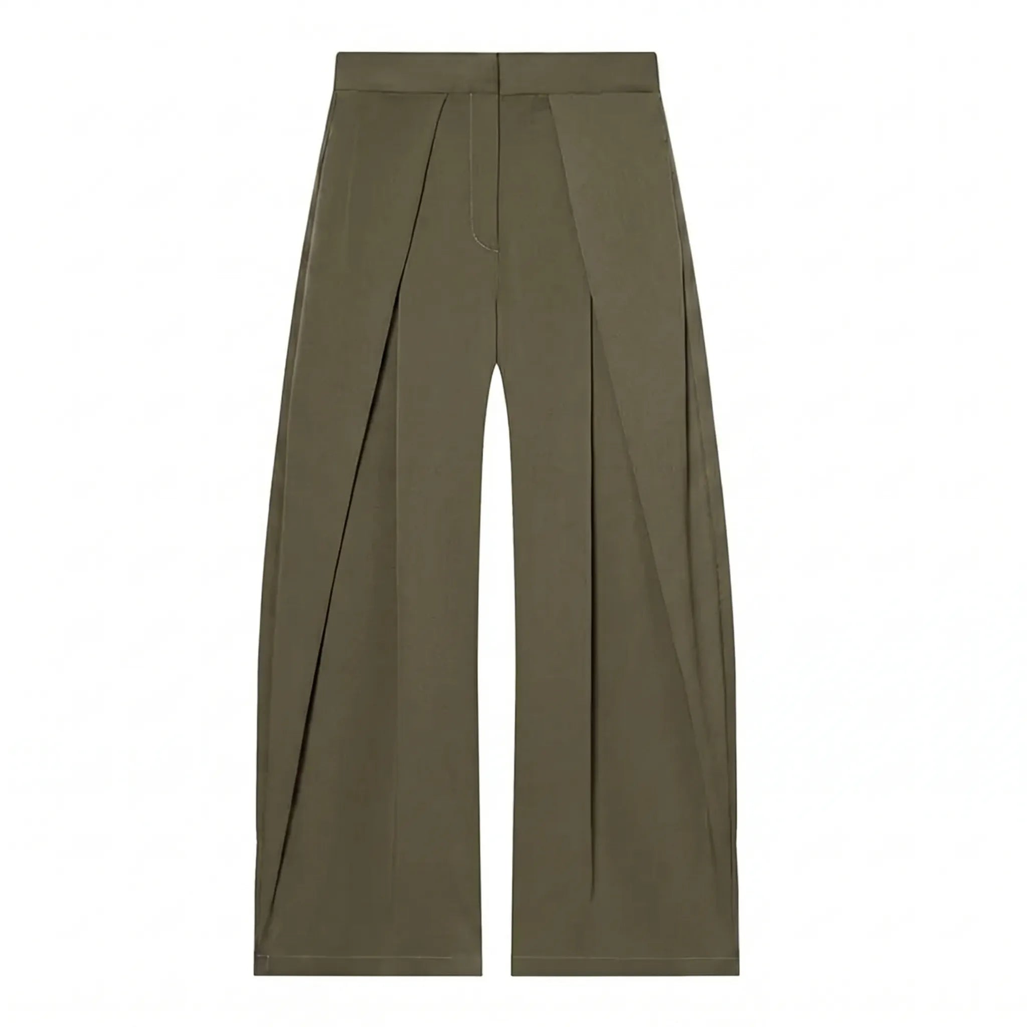 Celrien | High-Waist Wide-Leg Pleated Trousers