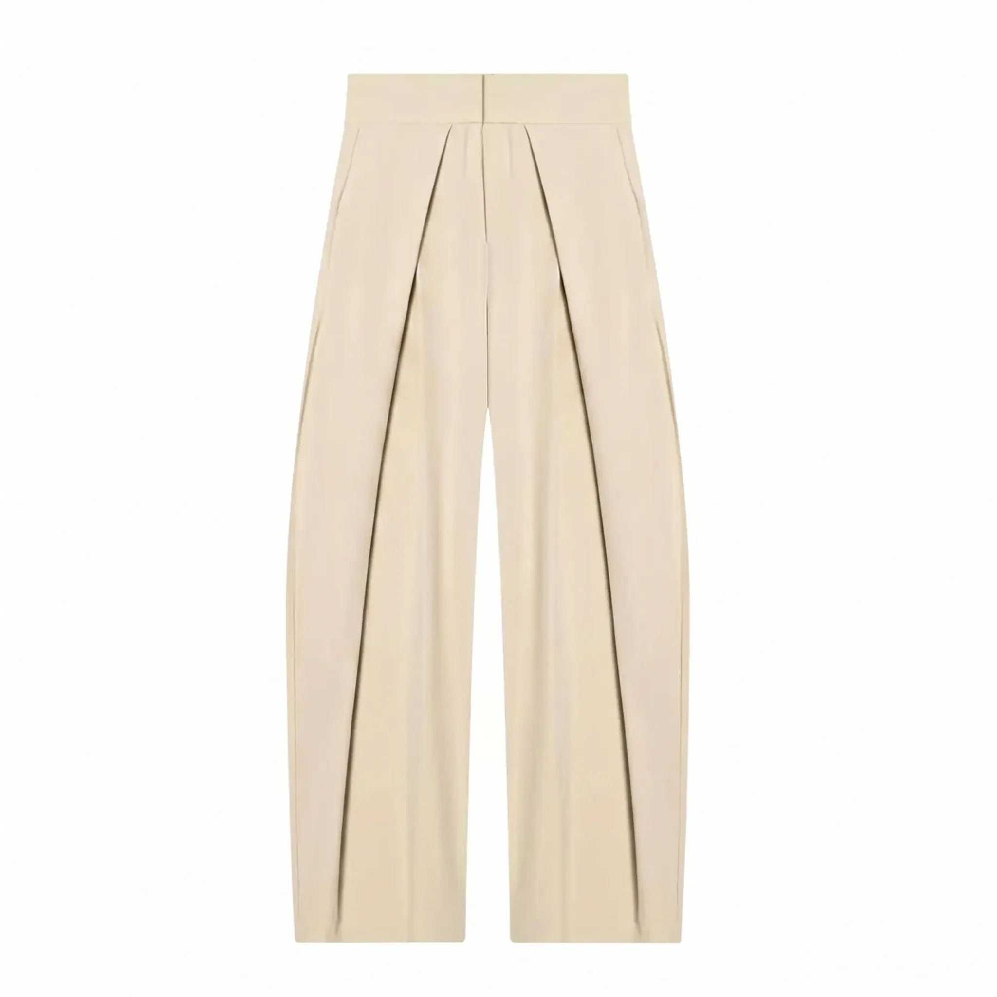 Celrien | High-Waist Wide-Leg Pleated Trousers