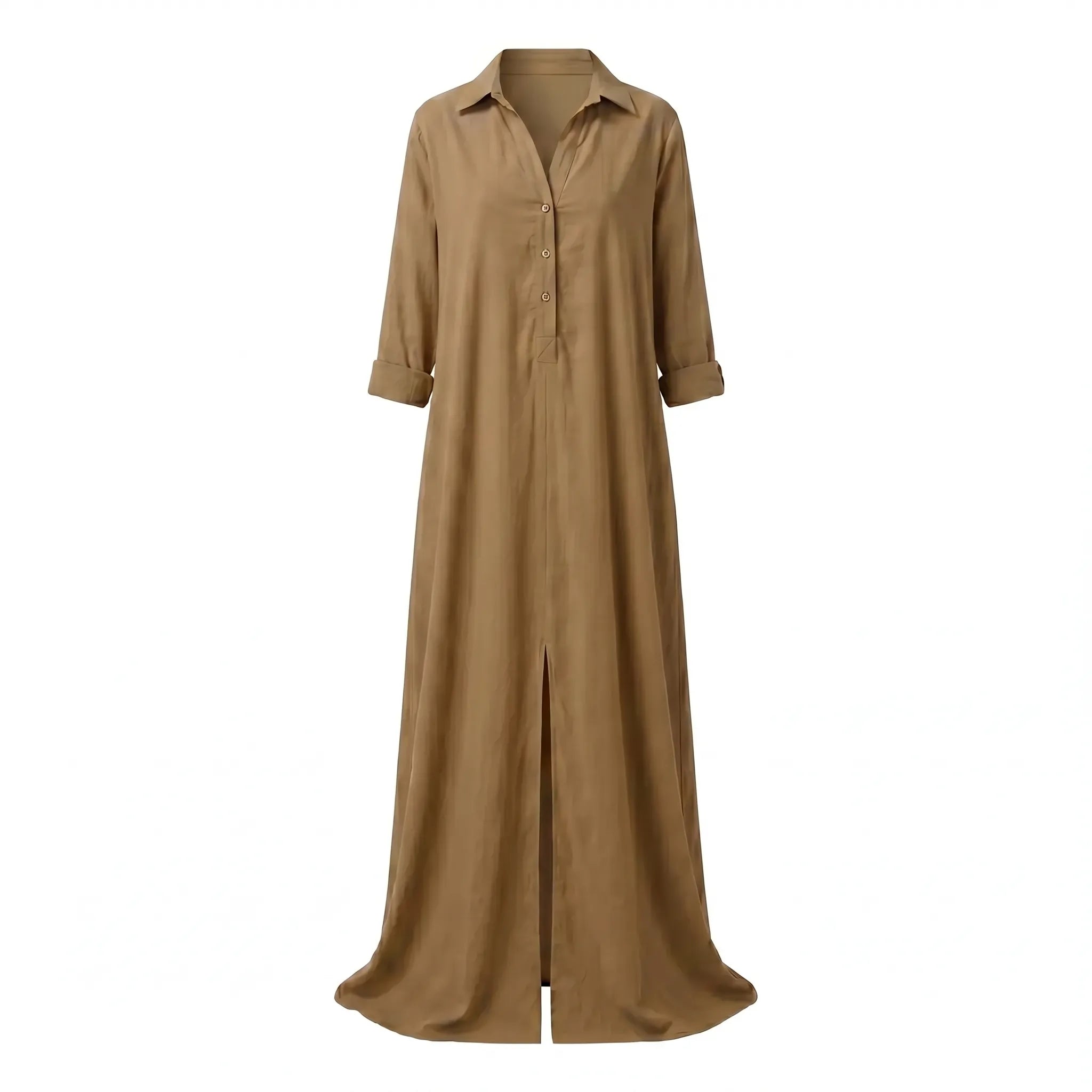 Celrien | Long Sleeve Shirt Dress