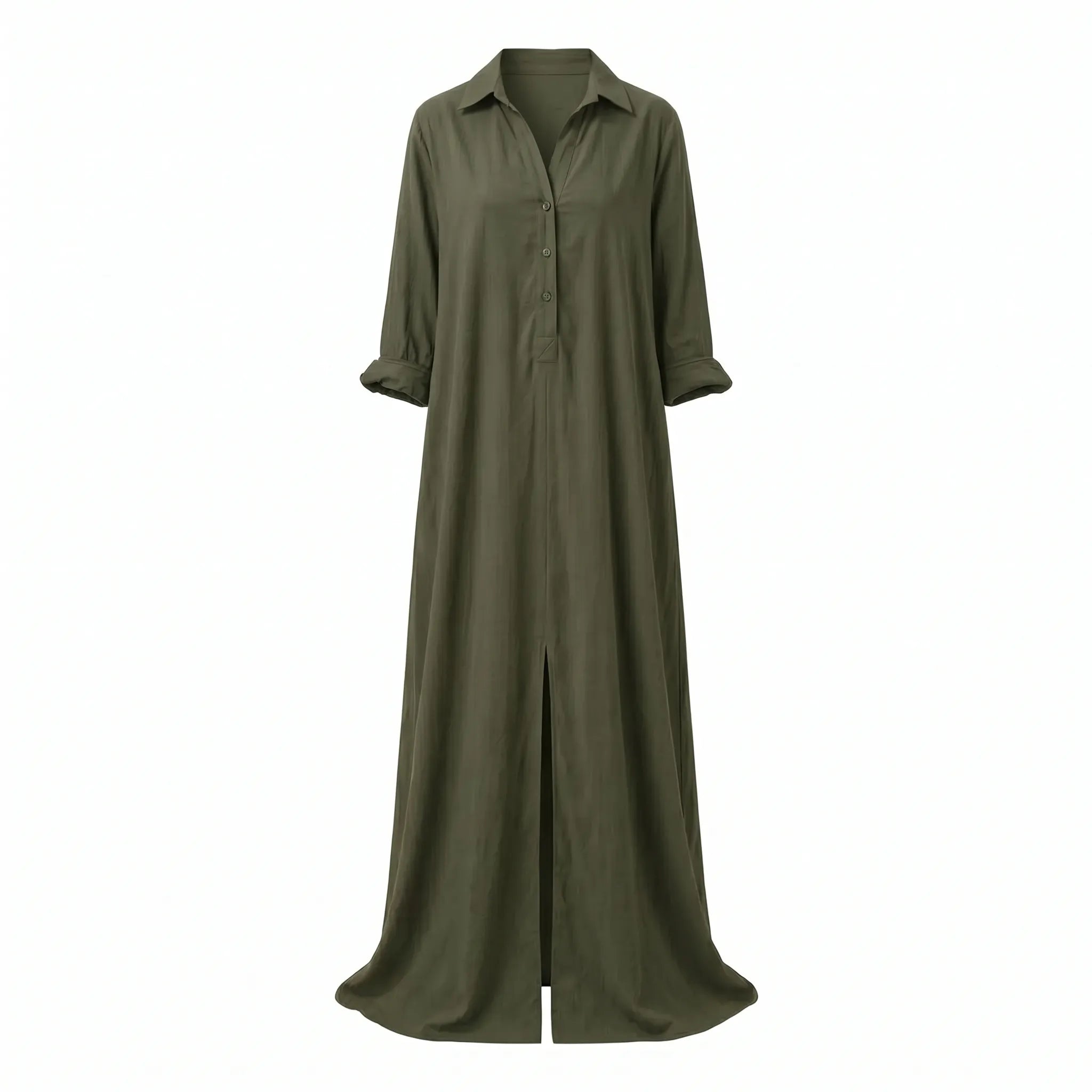 Celrien | Long Sleeve Shirt Dress