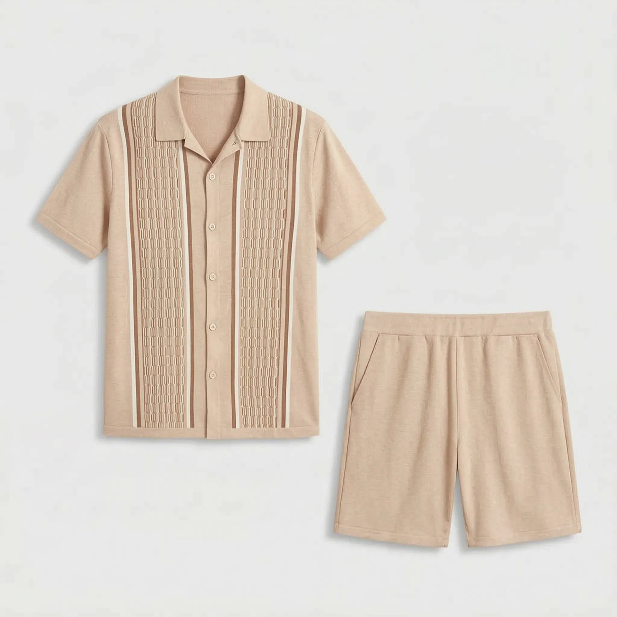 Celrien | Men's Knitted Two-Piece Set