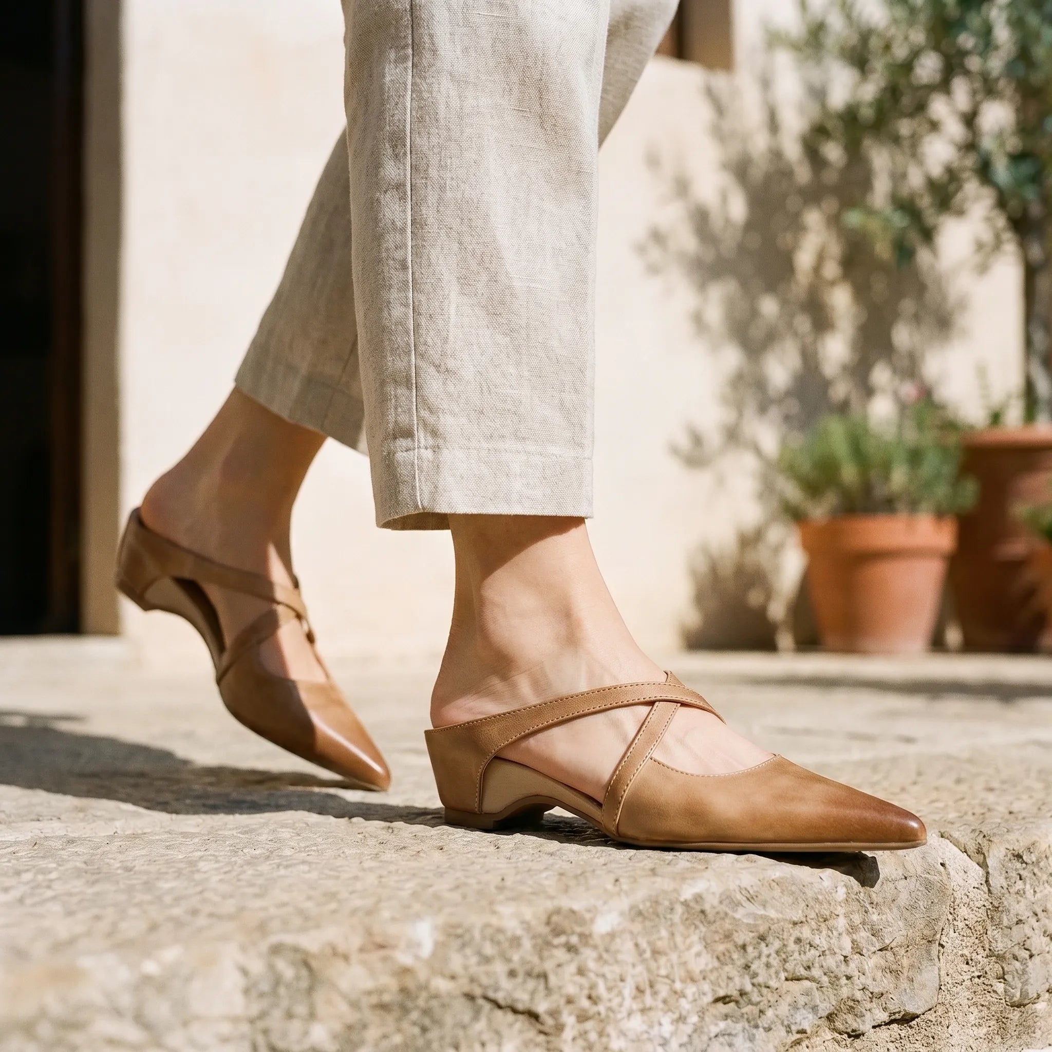 Celrien | Pointed Toe Mules
