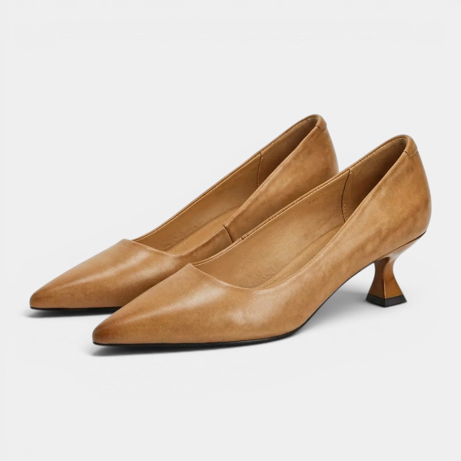 Celrien | Women’s Comfortable Pointed Toe Slip-On Heels Pumps