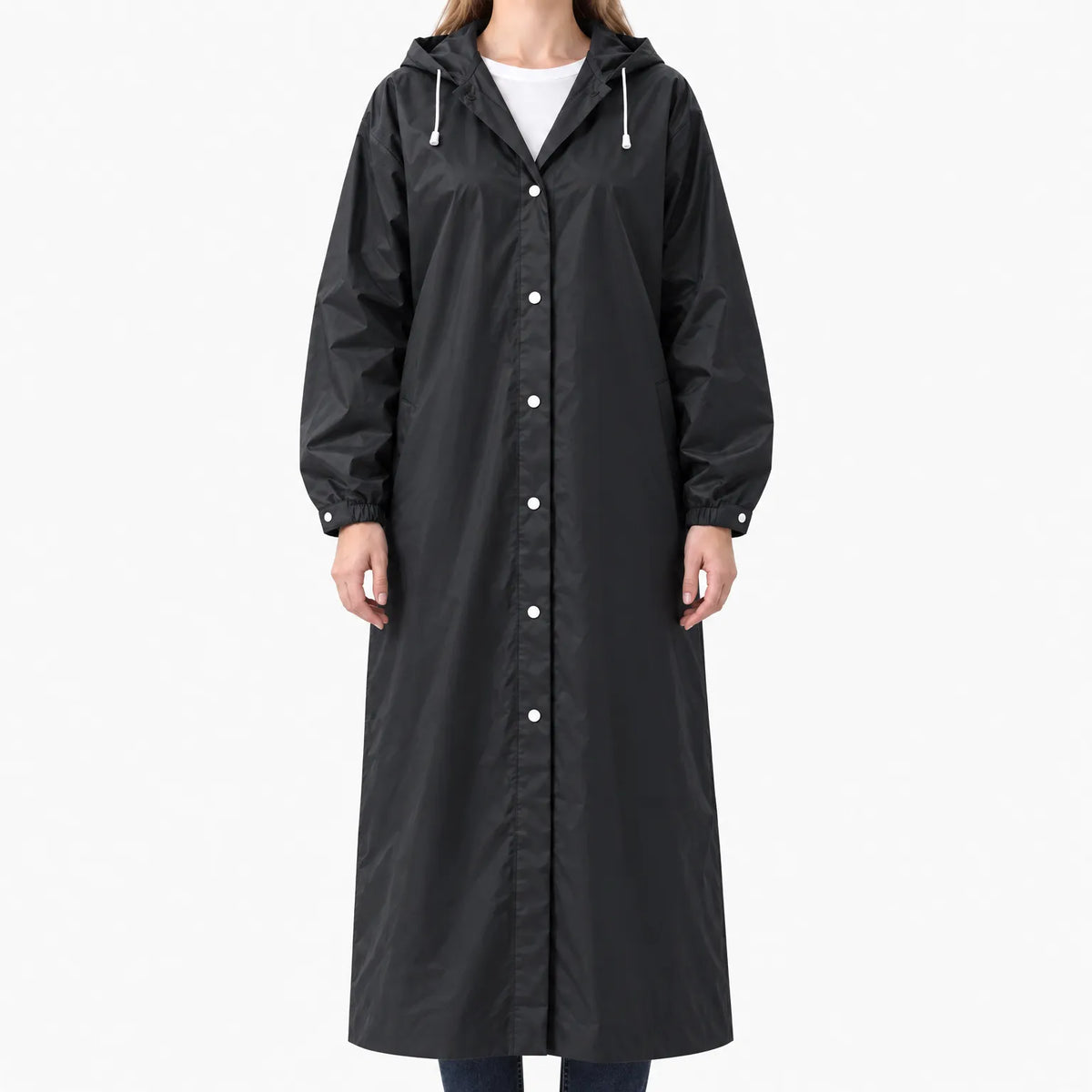 Celrien | RainCore Long Hooded Raincoat