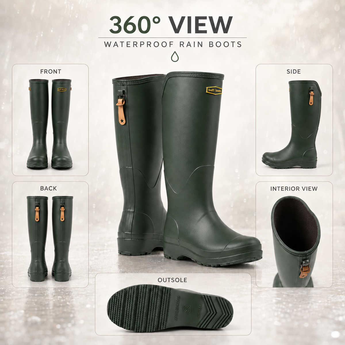 Celrien | RainVale High Boots