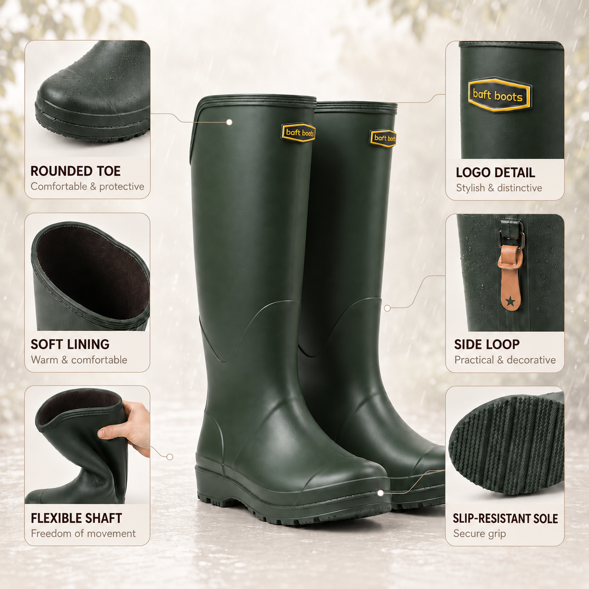 Celrien | RainVale High Boots