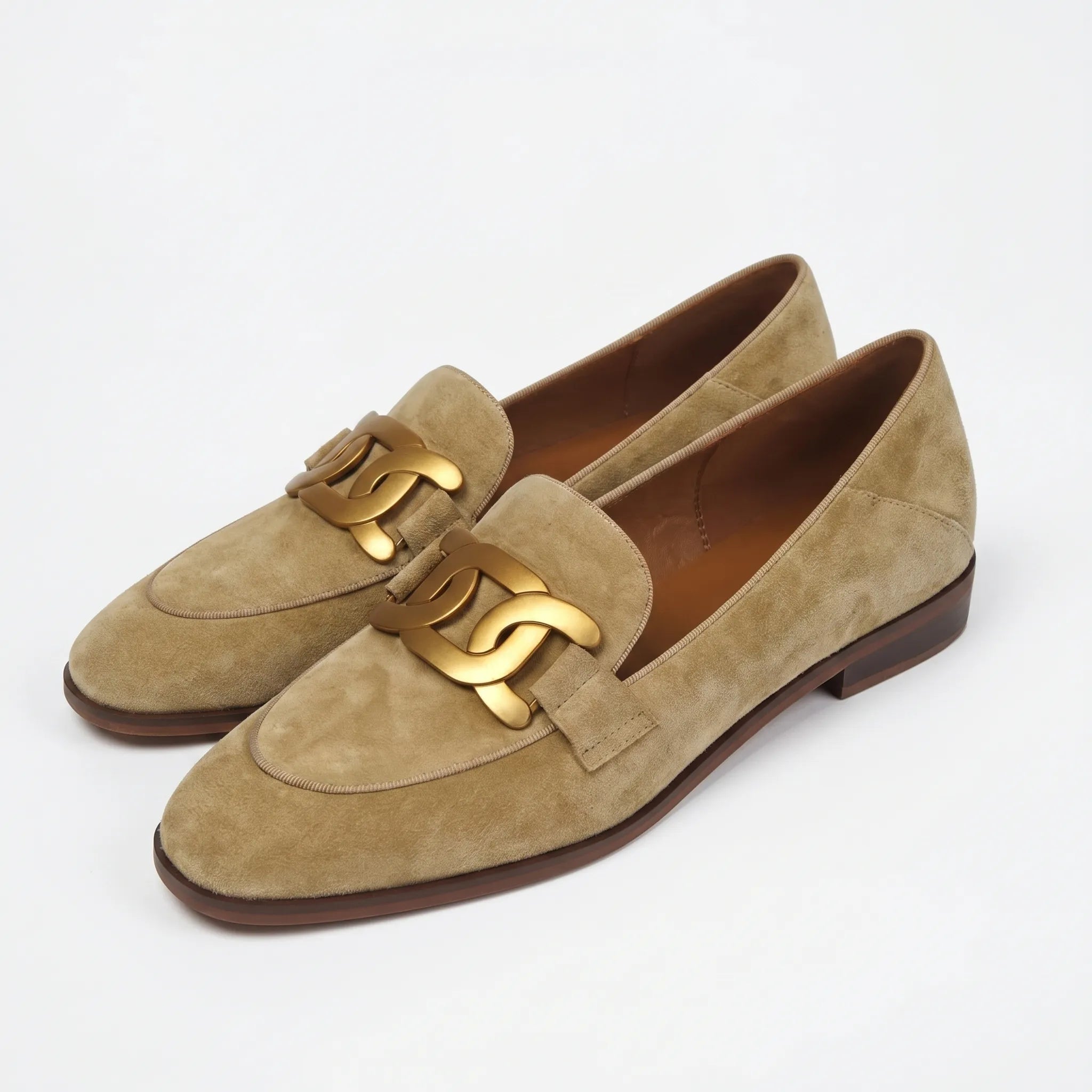 Celrien | Round Toe Chunky Heel Loafer