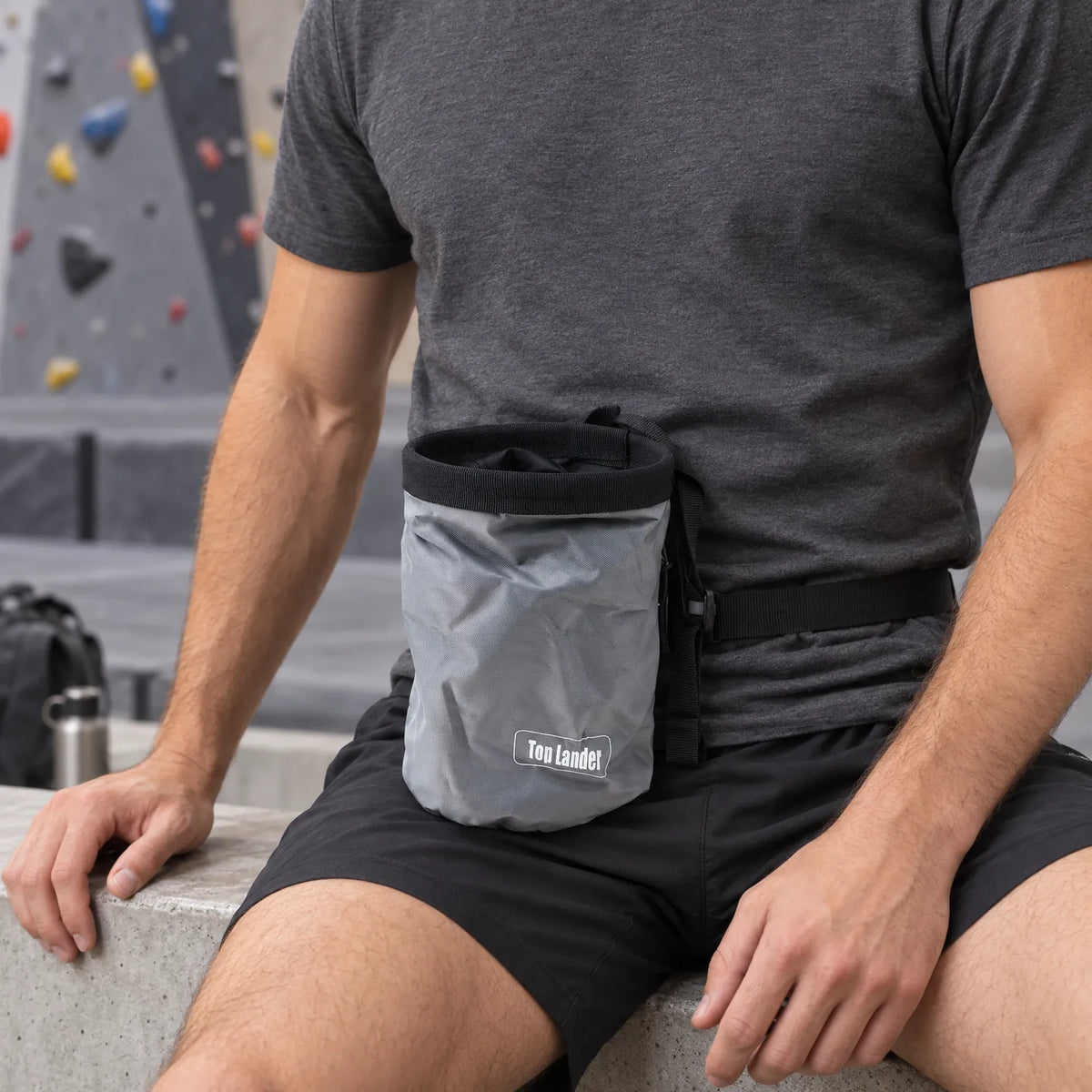 Celrien | Ruvana Drawstring Bouldering Chalk Bag With Belt