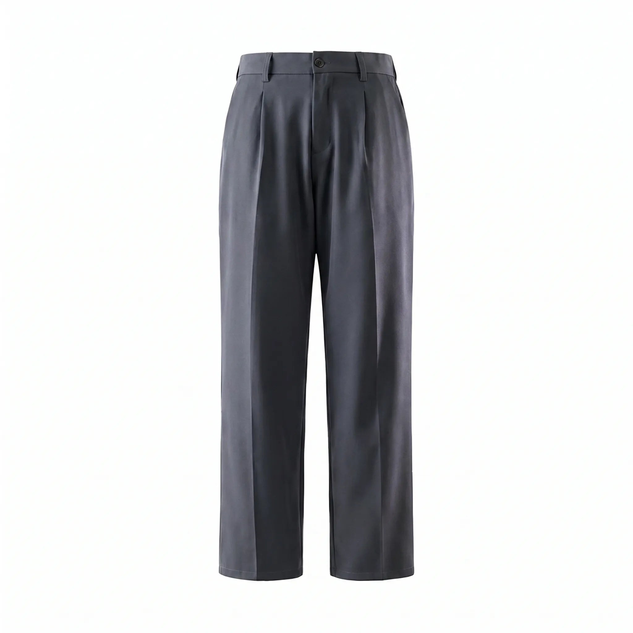 Celrien | Semi-Wide Leg Casual Trousers