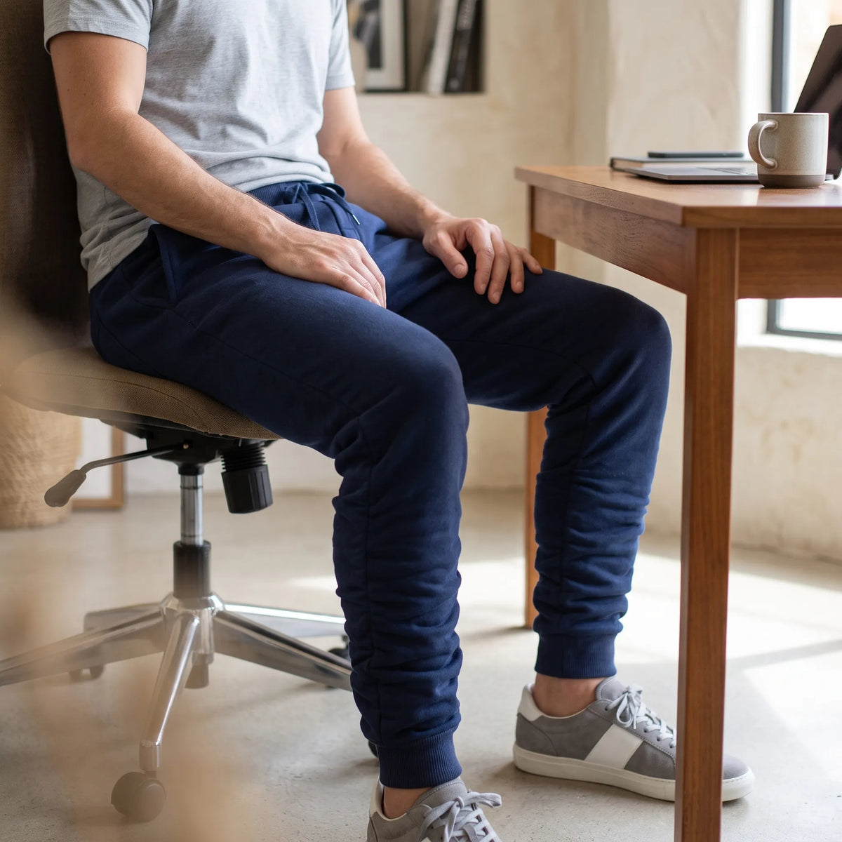 Celrien | Vaelon Knit Cuffed Hem Jogger Pants