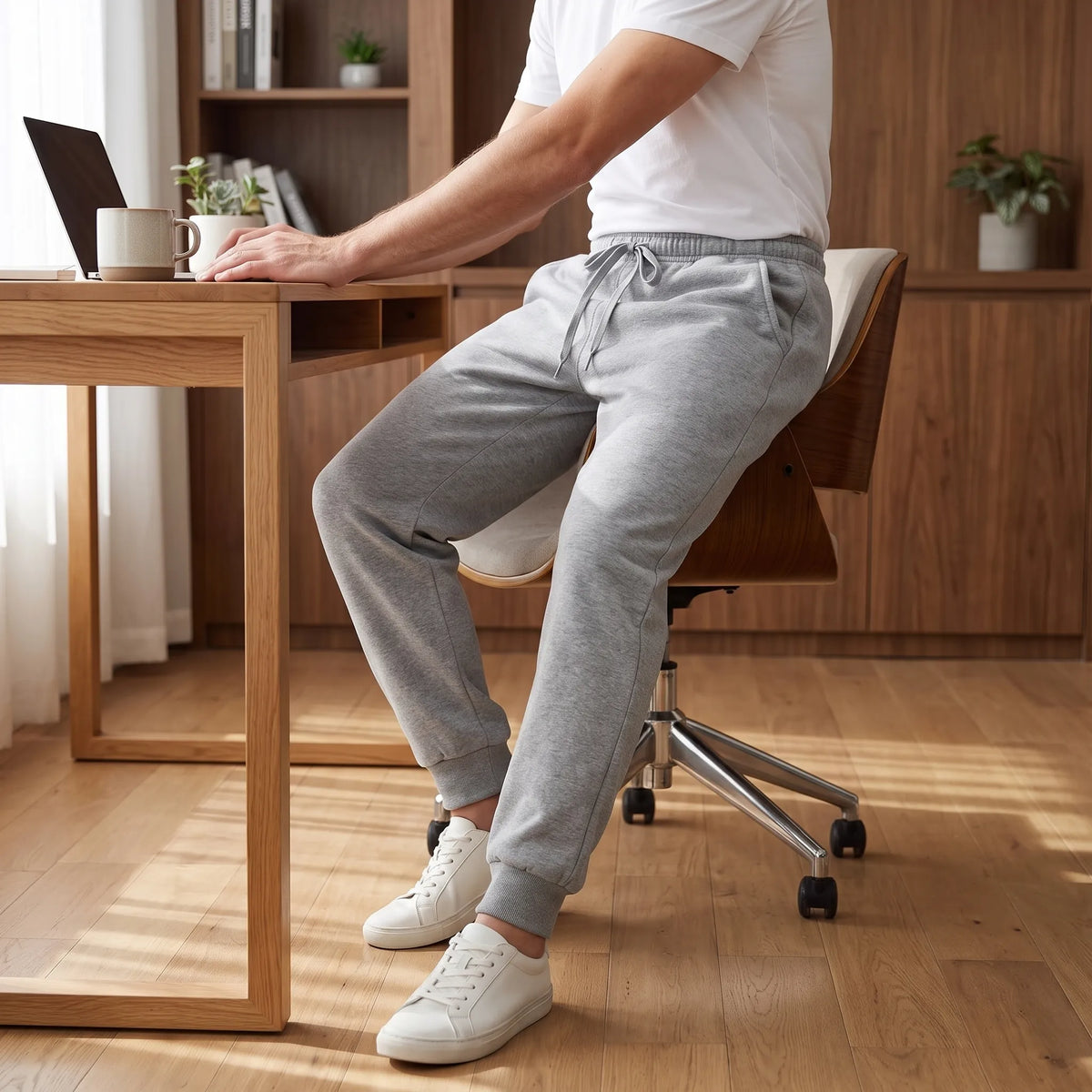 Celrien | Vaelon Knit Cuffed Hem Jogger Pants