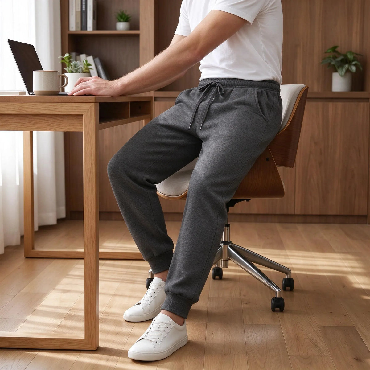 Celrien | Vaelon Knit Cuffed Hem Jogger Pants