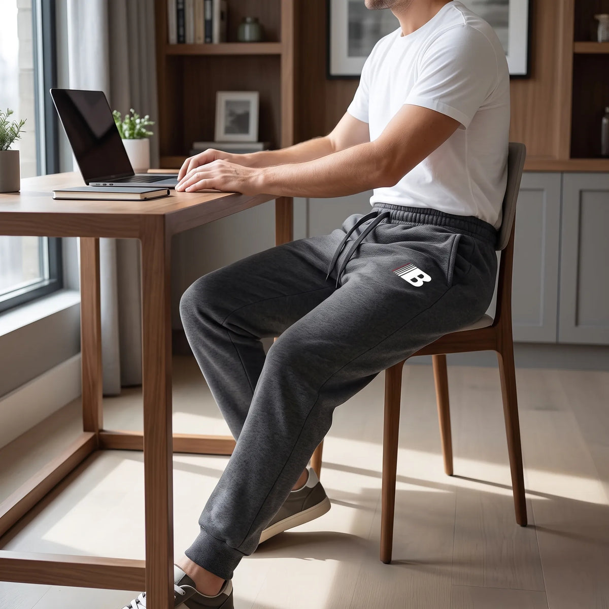 Celrien | Velvorn Men Athletic Knit Full Length Sweatpants