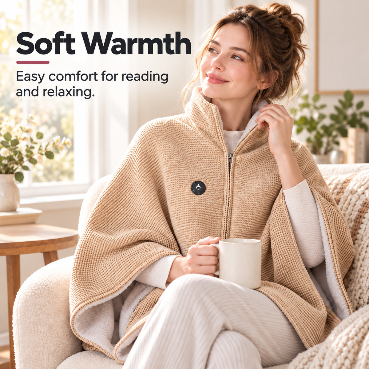 Wearable Heated Blanket – Cozy Hands-Free Warmth