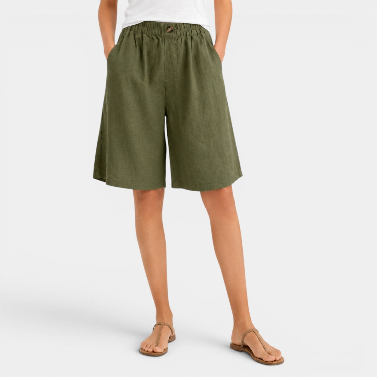 Celrien | Women's Relaxed Summer Shorts with Elastic Waistband