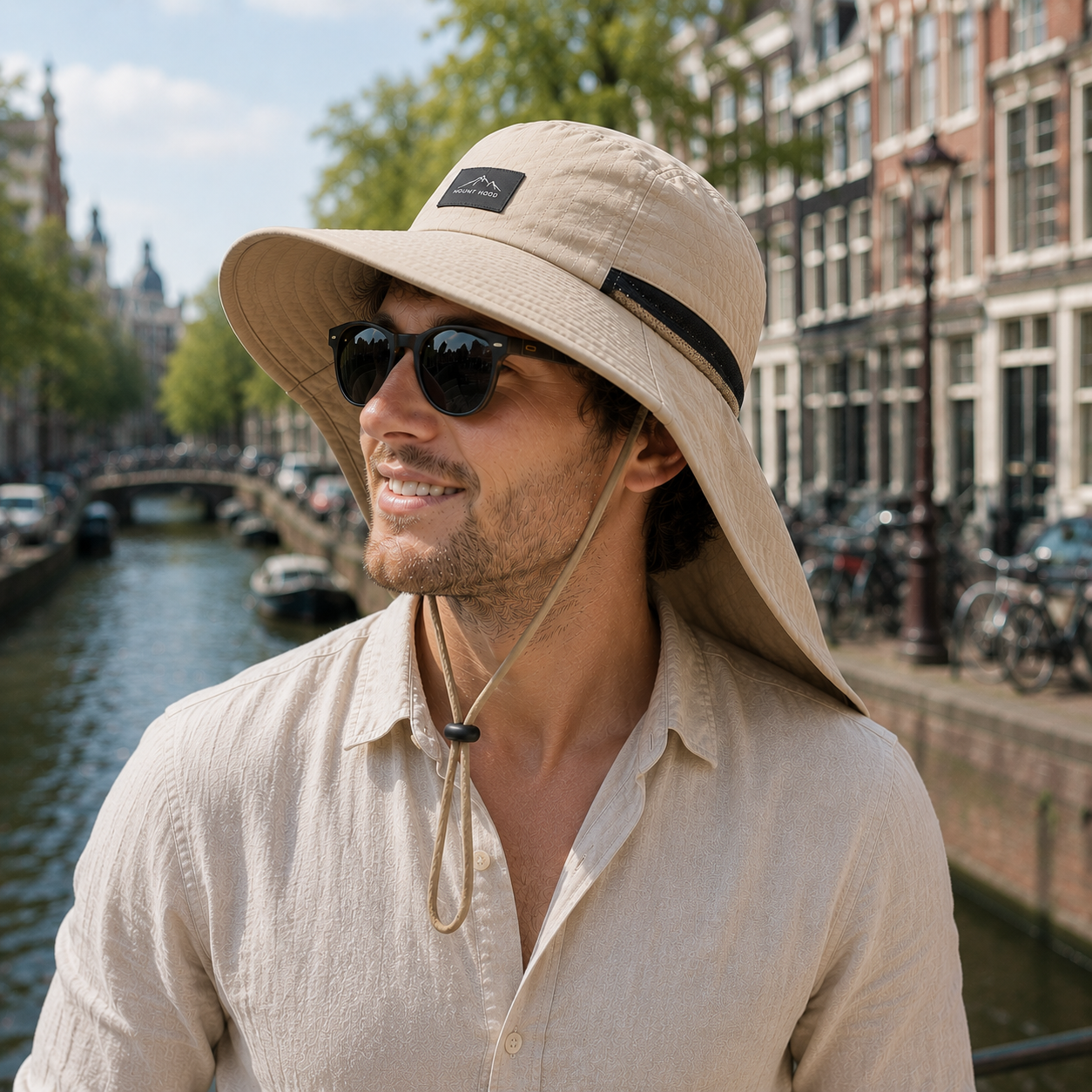 Celrien | Brimveil Packable Travel Sun Hat with Neck Flap | UPF 50+