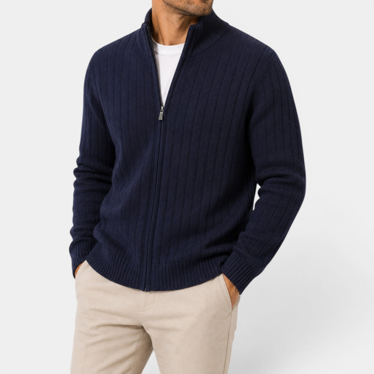 Celrien | Men’s Warm Cardigan Stand Collar Everyday Wear