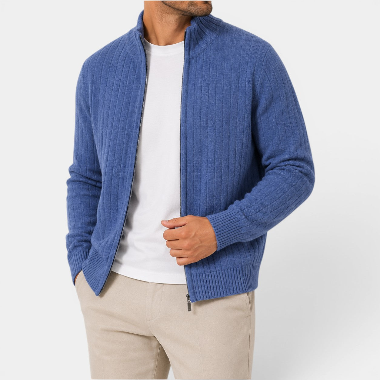 Celrien | Men’s Warm Cardigan Stand Collar Everyday Wear