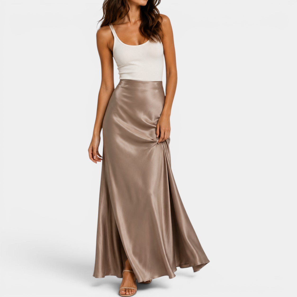Celrien | Women’s Elegant Long Skirt High Waist Casual Summer Wear