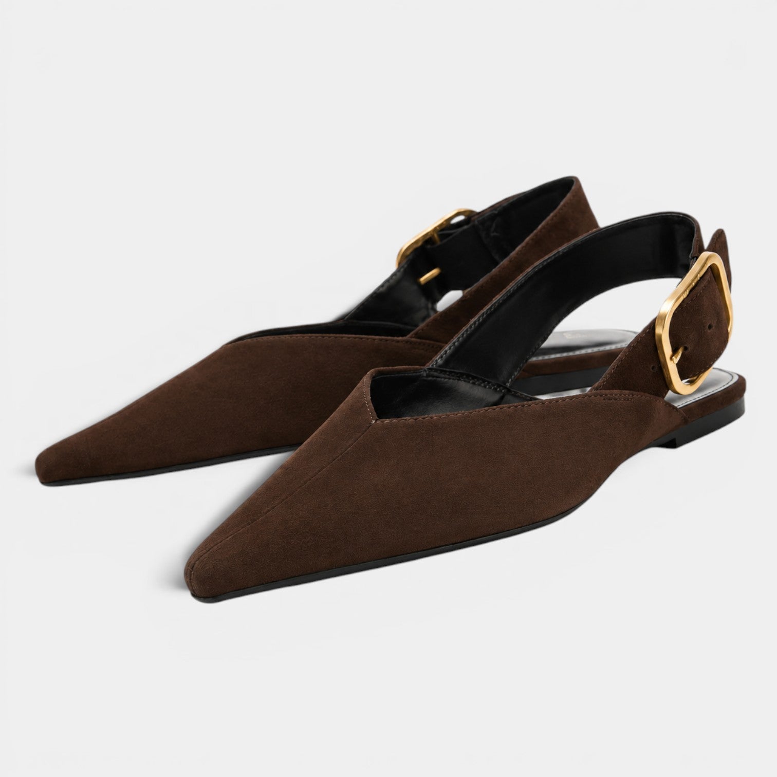 Celrien | Women’s Comfortable Slingback Flats with Buckle Strap