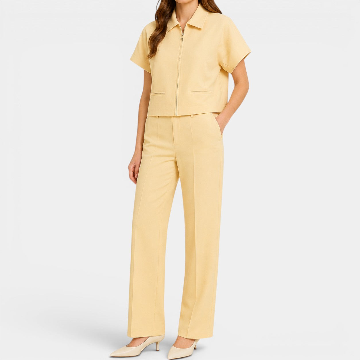 Celrien | Women’s Summer Two Piece Set Shirt and Pants Lightweight