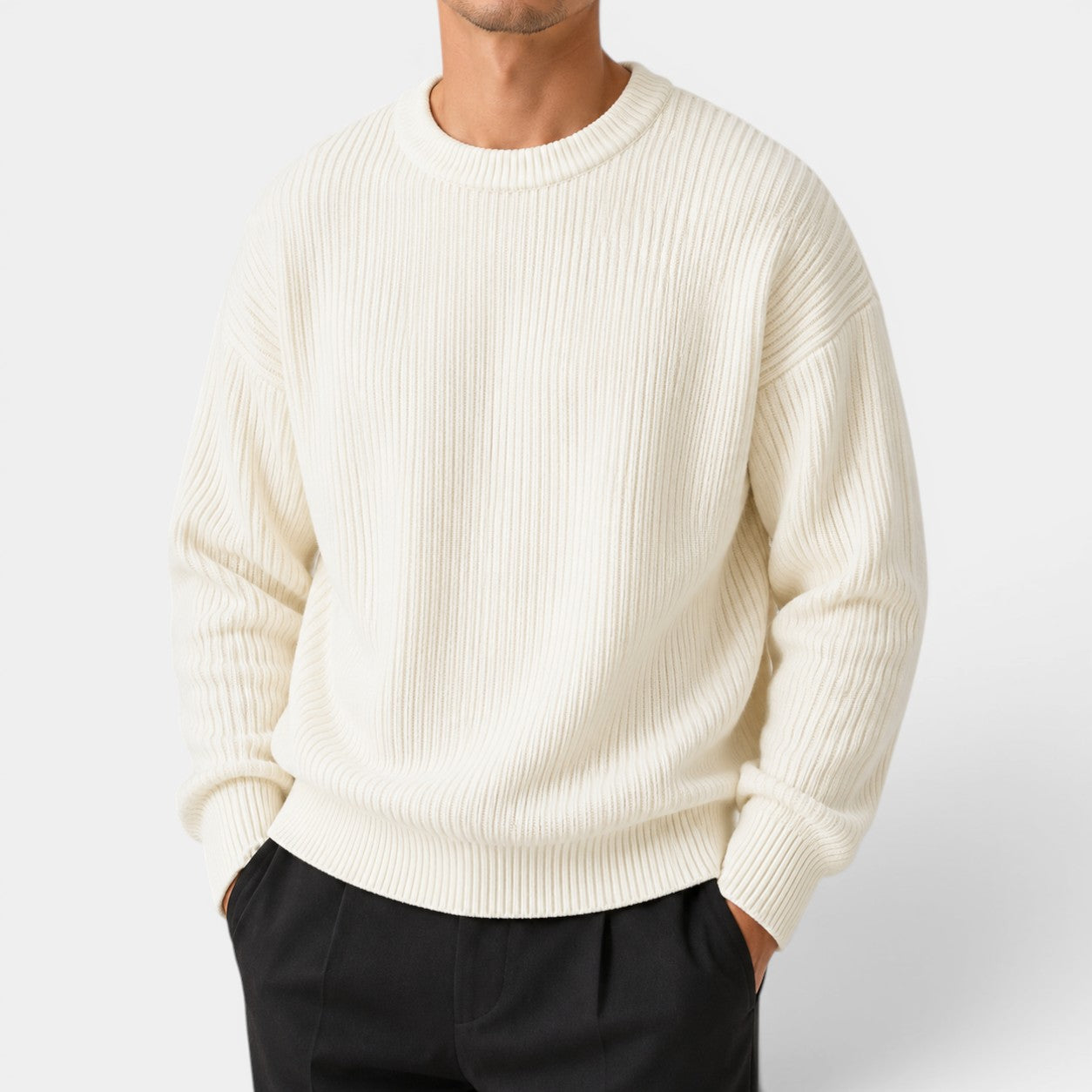 Celrien | Men’s Soft Knit Pullover Lightweight Everyday Sweater