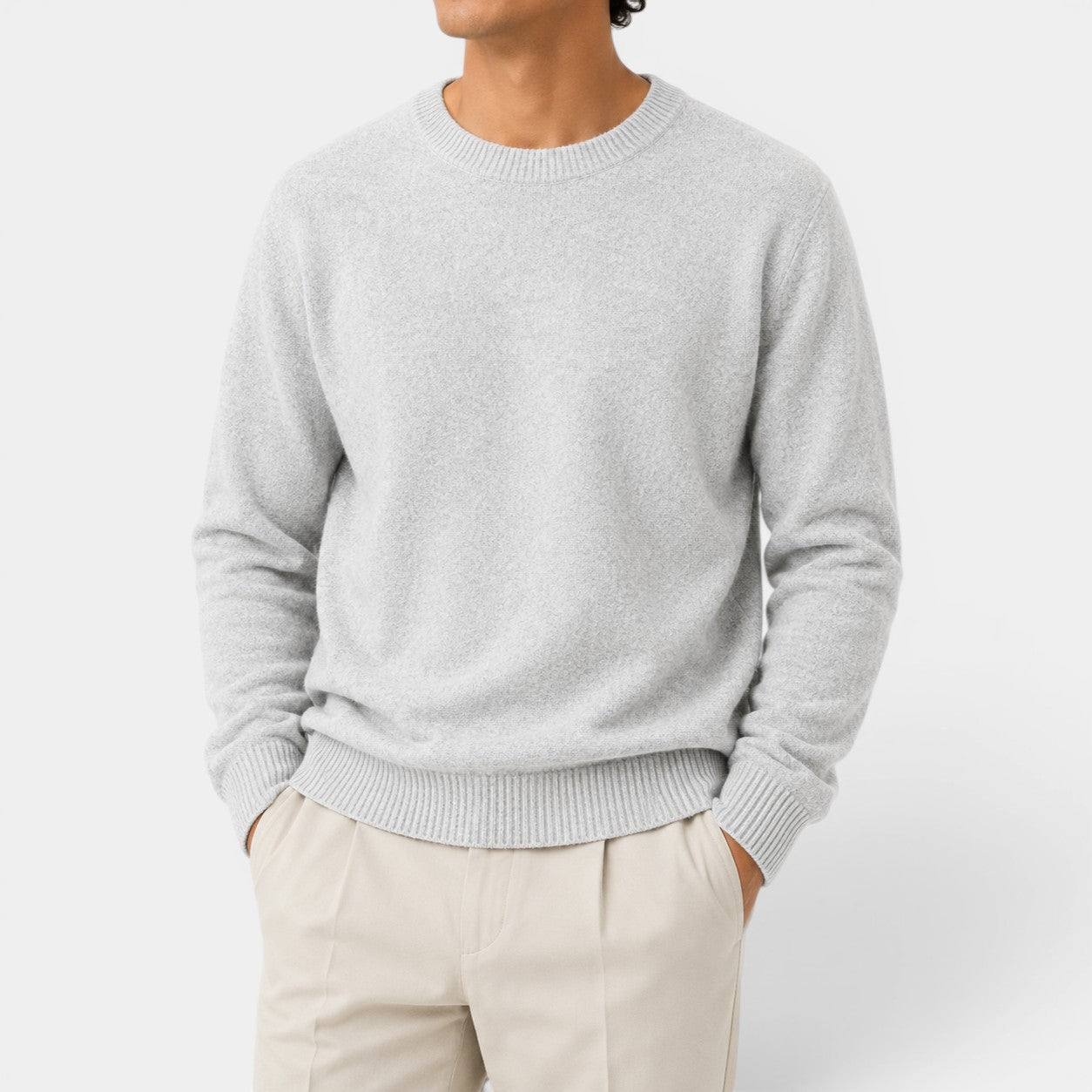 Celrien | Men’s Slim Fit Knit Sweater Soft Lightweight Crew Neck