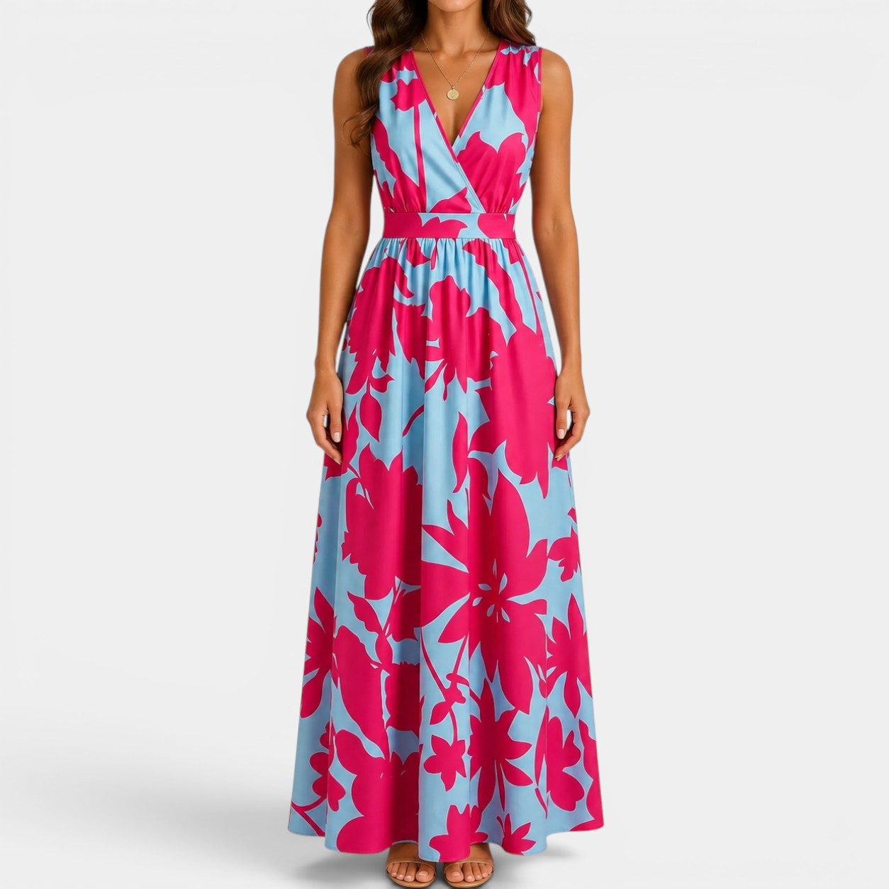 Celrien | Women’s Dress Floral Wrap Maxi