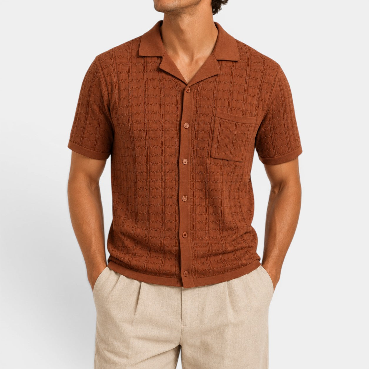 Celrien | Men's Knit Polo
