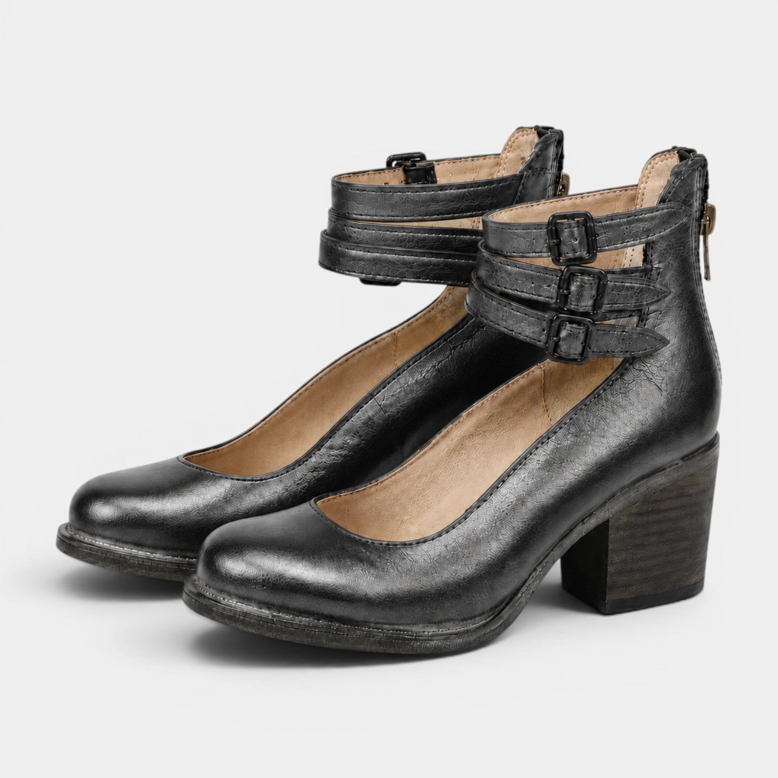 Celrien | Chunky Block Heel Sandals