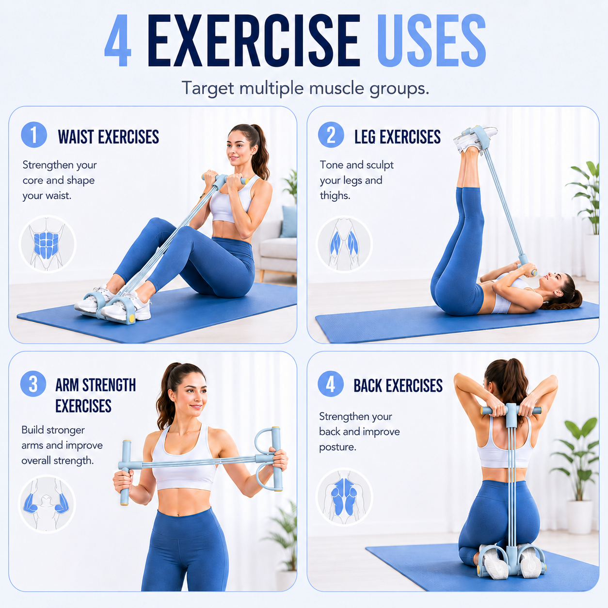 Celrien | FlexiPull 6-Tube Resistance Band