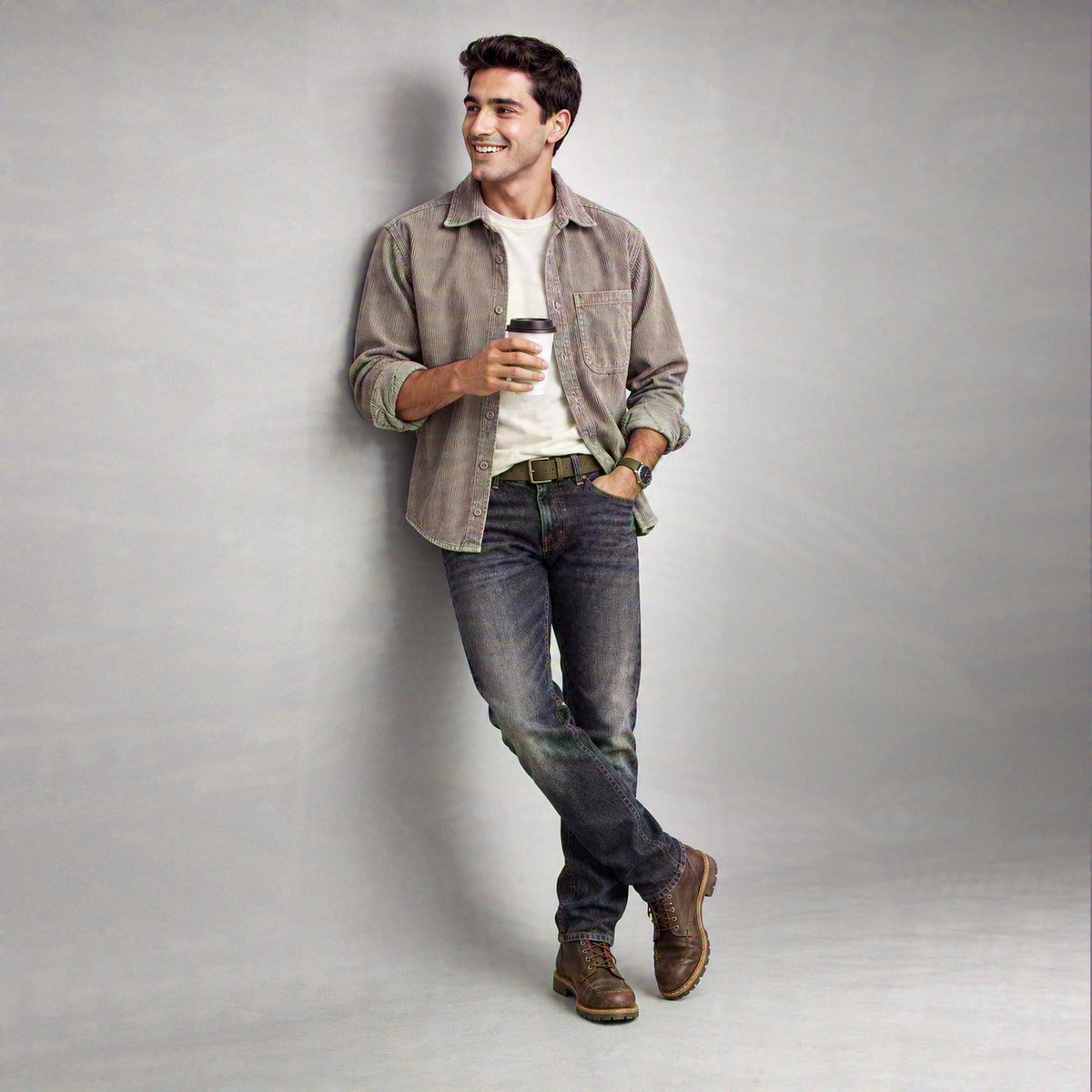Everett Cotton Corduroy Shirt