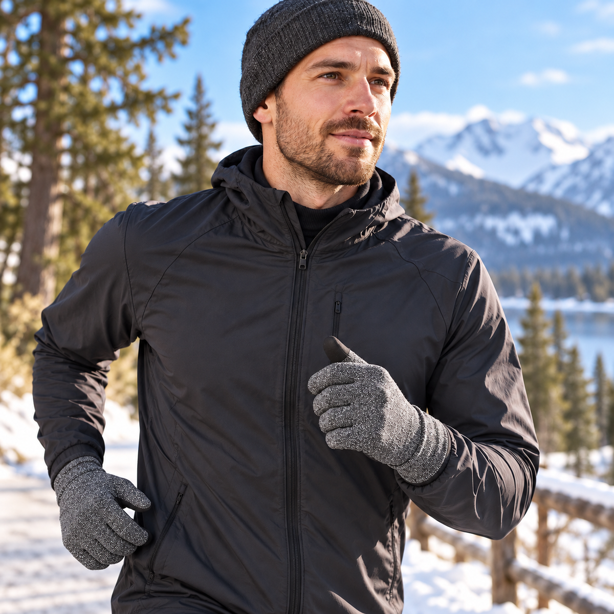 Full-Fingered Compression Gloves For Overnight Sleep Support