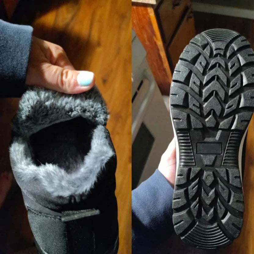 Quilted Waterproof Slip-On Ankle Boots