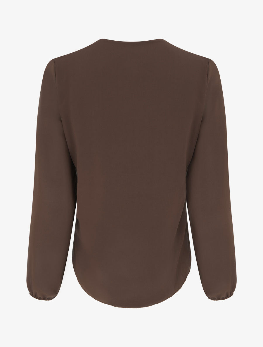 Asymmetrical Draped Balloon Top