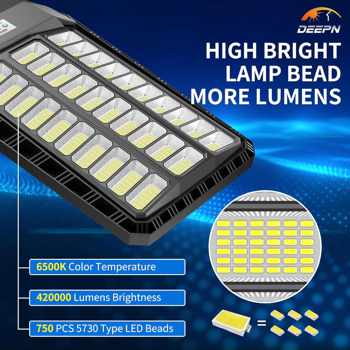 Solar LED Street Light – Ultra Bright Outdoor Security Light