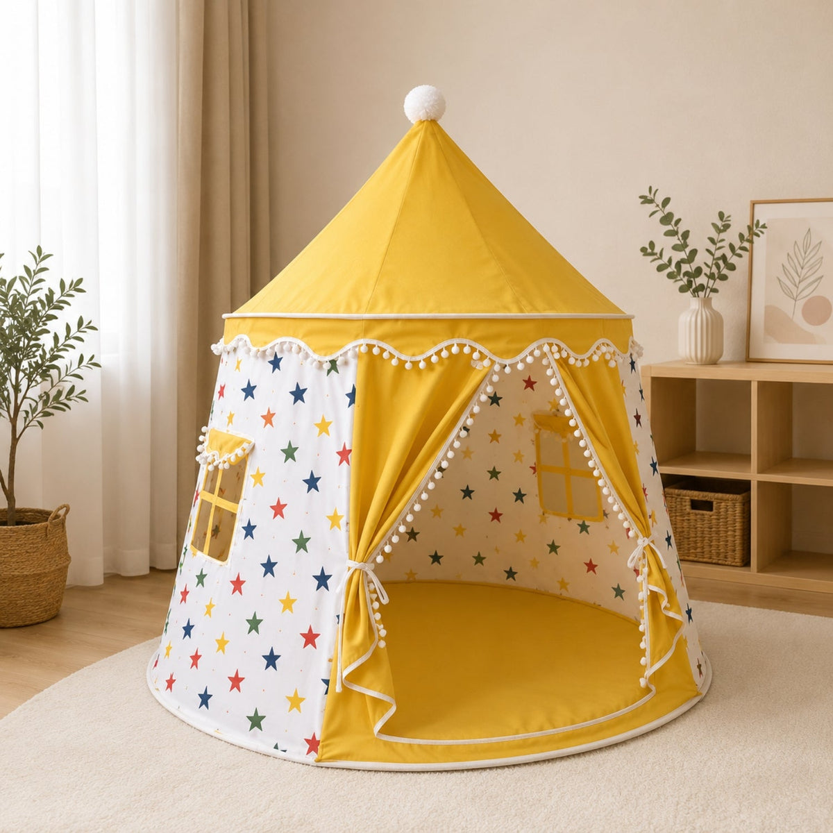 Kids Star Pattern Indoor Play Tent