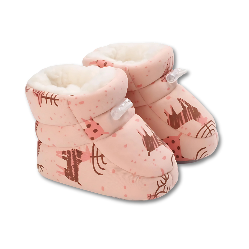 Non-Slip Baby Shoes with Elastic Cuffs