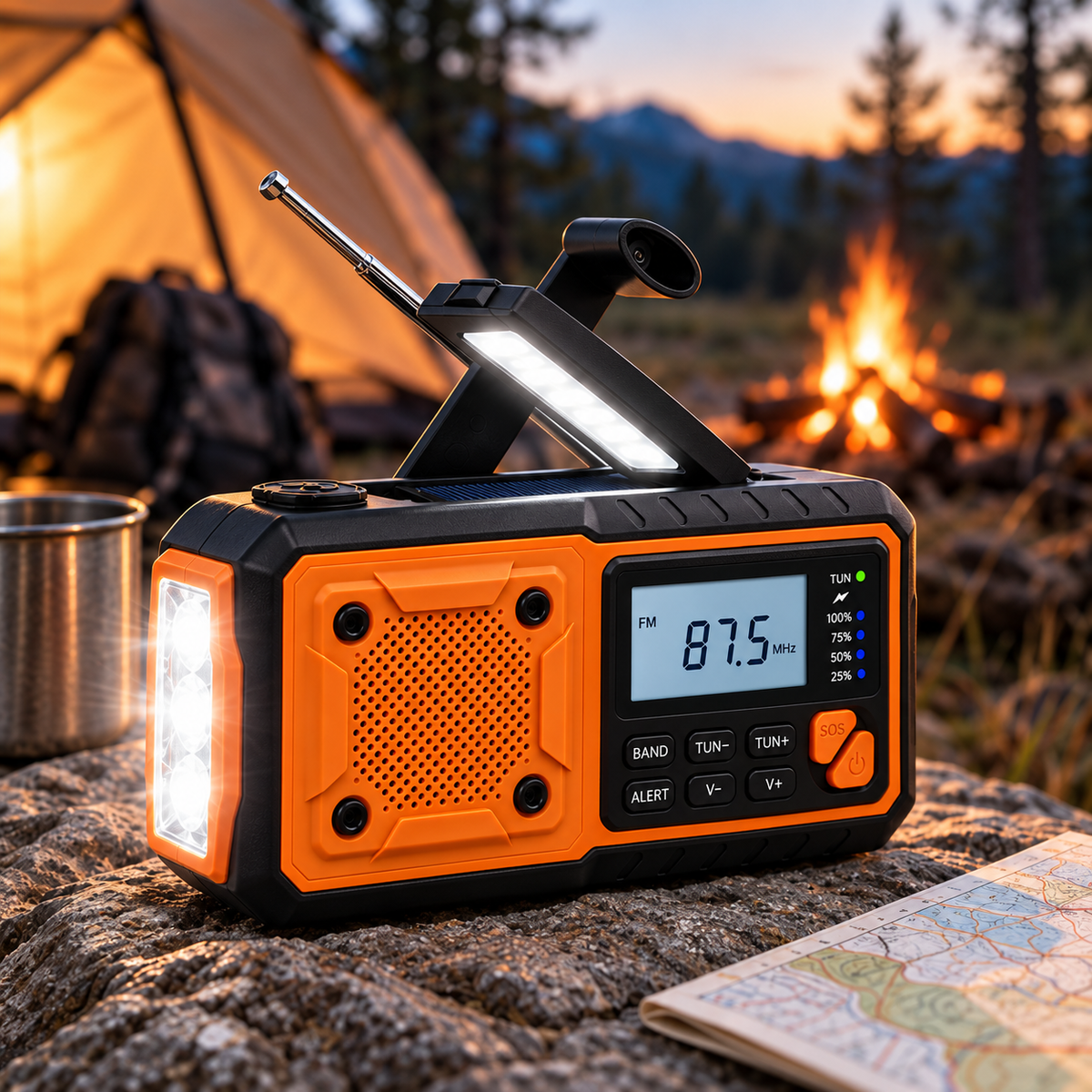Celrien | Solavox Portable Emergency Crank Radio