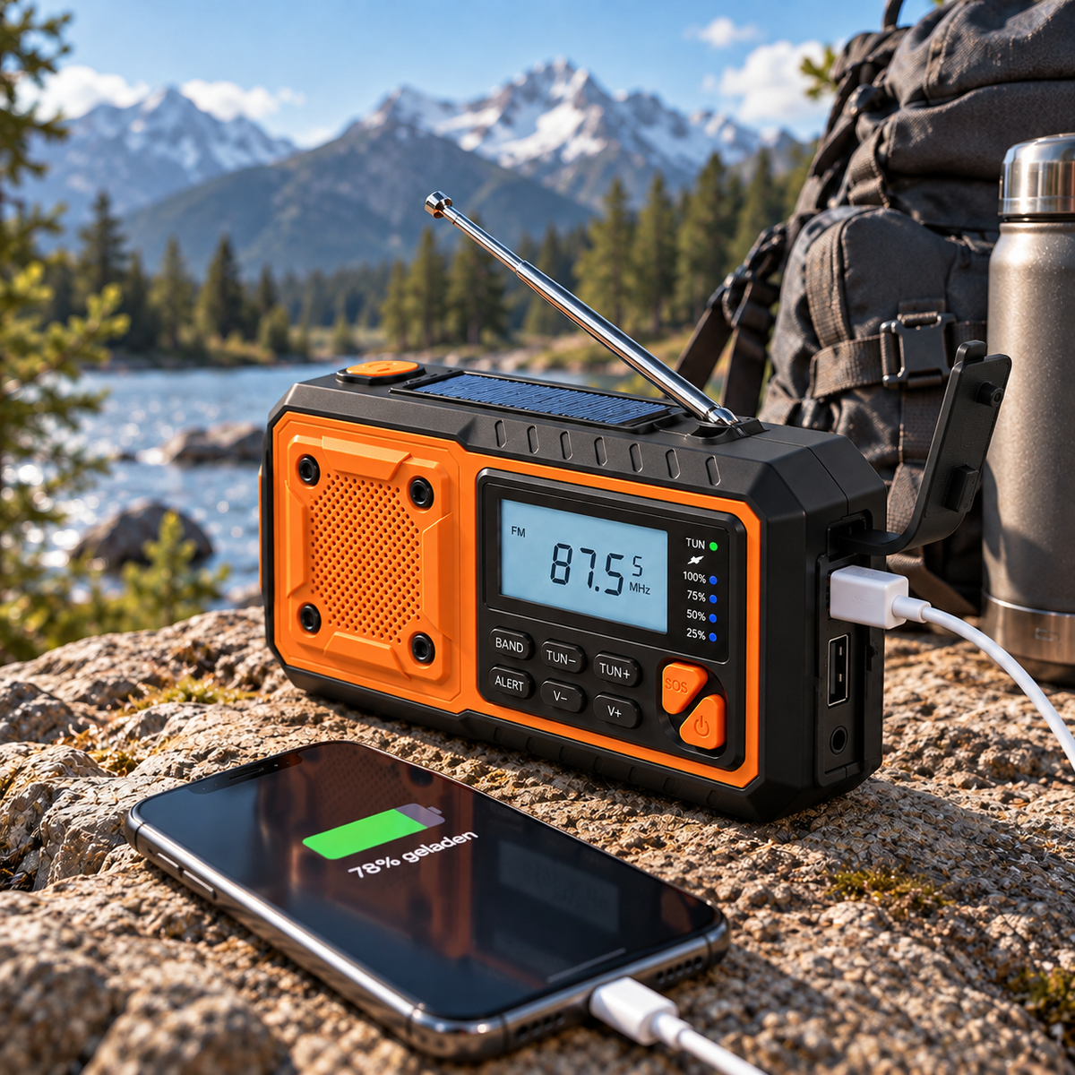 Celrien | Solavox Portable Emergency Crank Radio