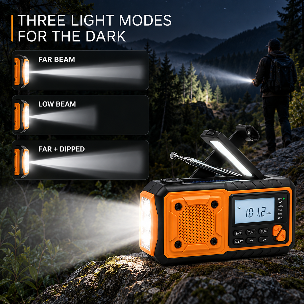 Celrien | Solavox Portable Emergency Crank Radio