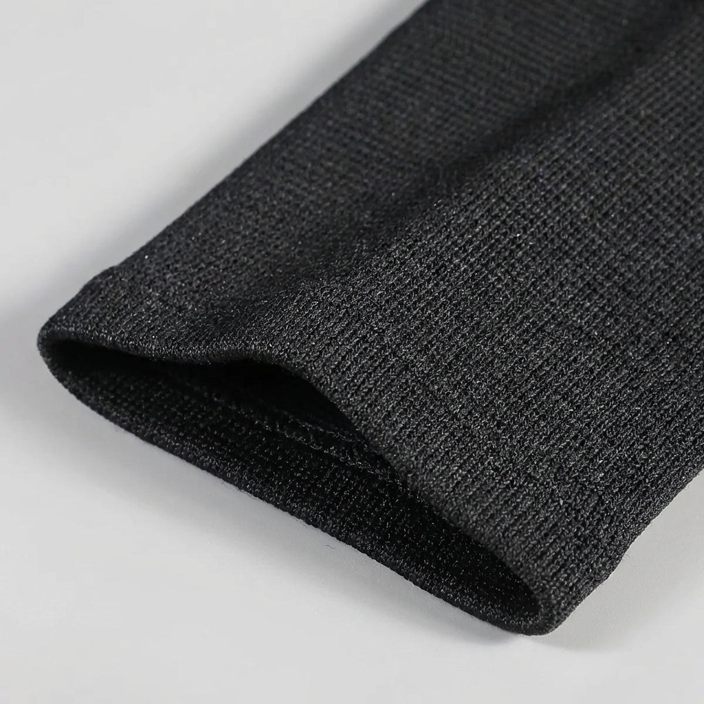 Open heel ankle sleeve with breathable stretch support