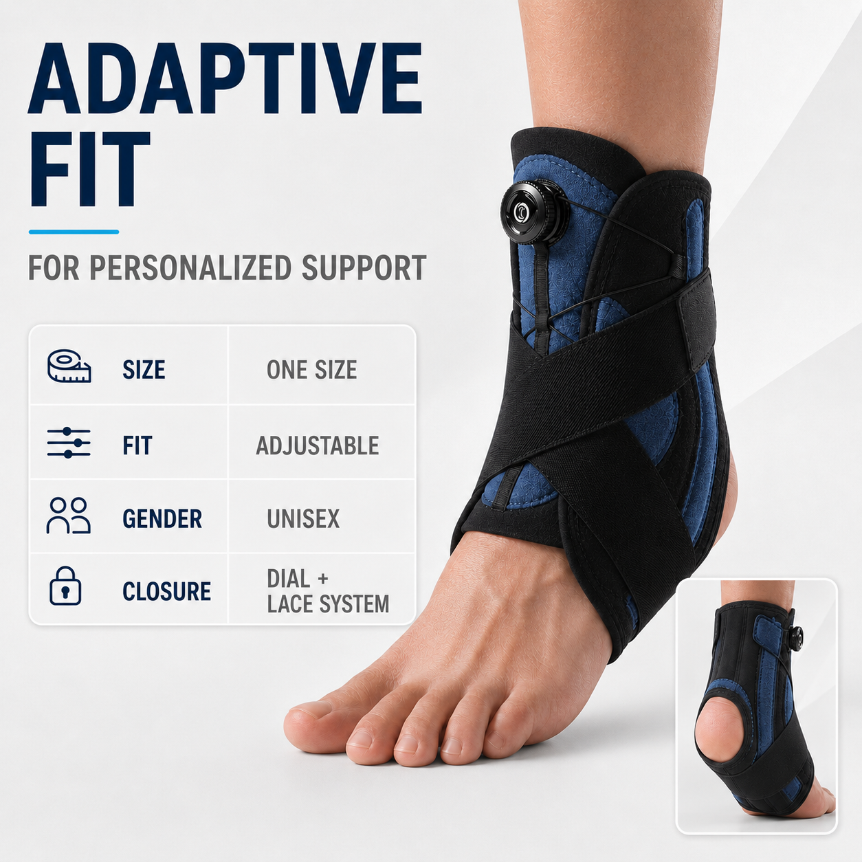 Celrien | Ankoraid Adjustable Pressurized Ankle Support
