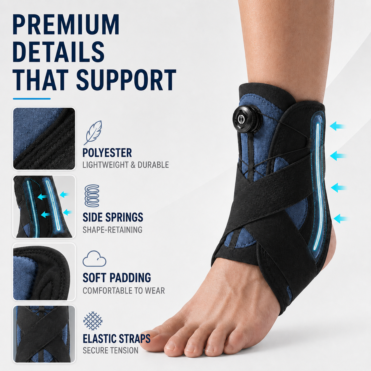 Celrien | Ankoraid Adjustable Pressurized Ankle Support