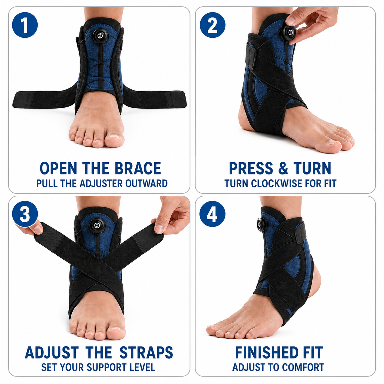 Celrien | Ankoraid Adjustable Pressurized Ankle Support